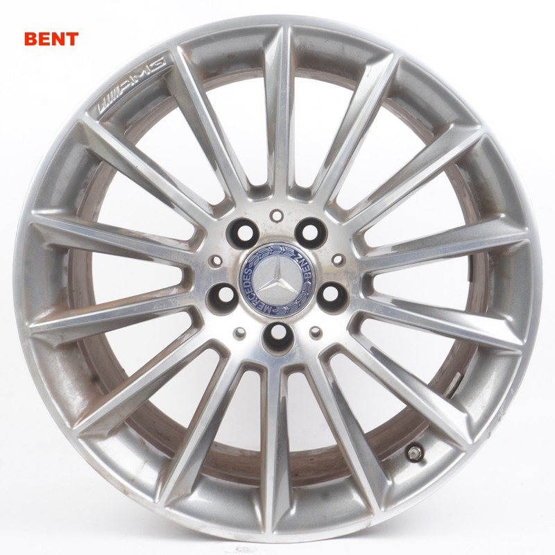 2017-2020 Mercedes SLC300 AMG Rear Wheel Rim 9Jx18 A1724011900 *Bent* OEM