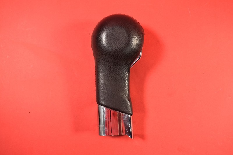 2010-2015Camaro Leather Auto Shift Knob w/ Bone Stitching Red
