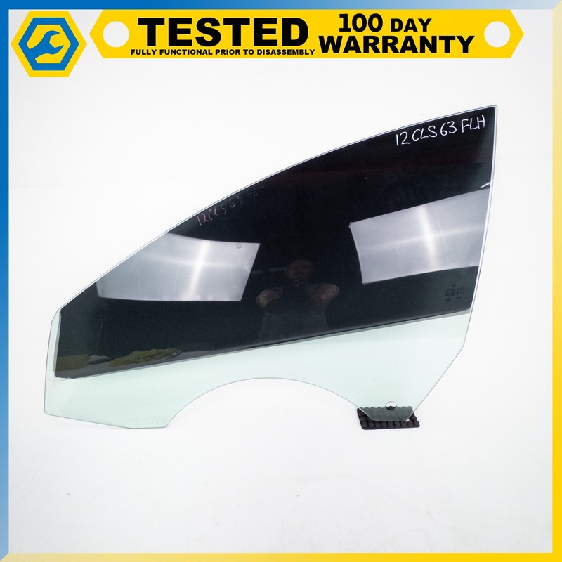 12-18 MERCEDES-BENZ CLS63 AMG FRONT LEFT DRIVER SIDE DOOR WINDOW GLASS OEM