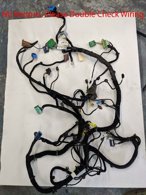 Dashboard Wiring Harness 2014 Maserati Ghibli 67000856 2015 2016