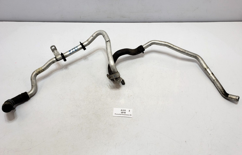 ✅ 17-23 OEM Porsche Panamera 4S 971 2.9L HVAC Heater Coolant Water Hose Pipe