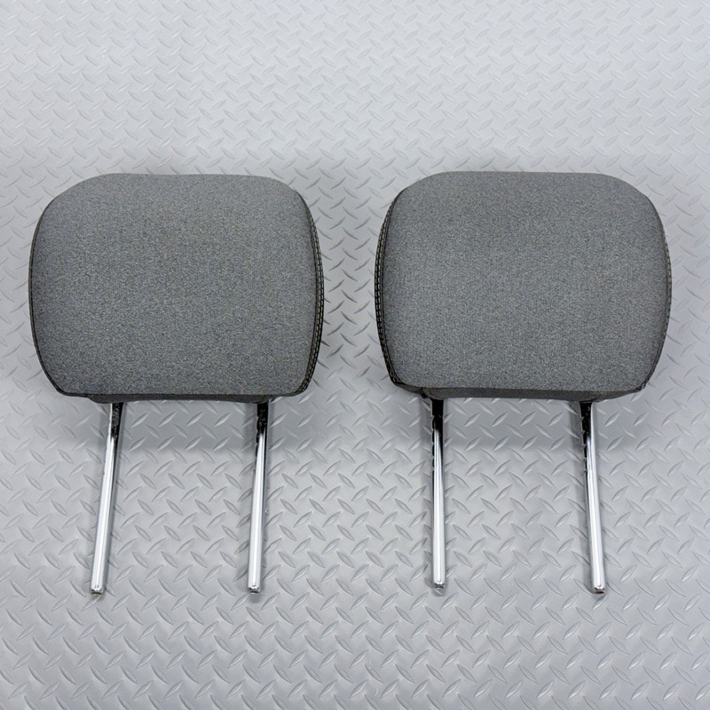 ✅ 2019-26 RAM 1500 5th OEM FRONT SEAT CLOTH HEADREST SET LEFT & RIGHT Gray LH RH