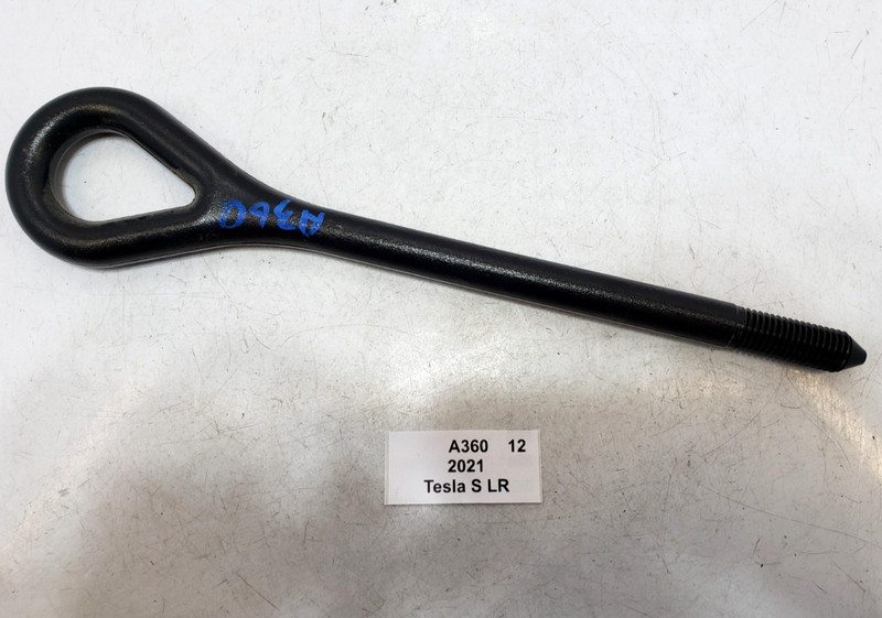 ✅ 2012-2021 OEM Tesla Model S Front Tow Hook Bumper Towing Eye