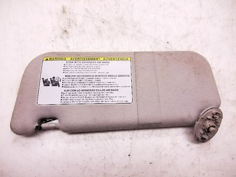 Passenger Right Sun Visor Canada Market Fits 09-14 MATRIX 74763
