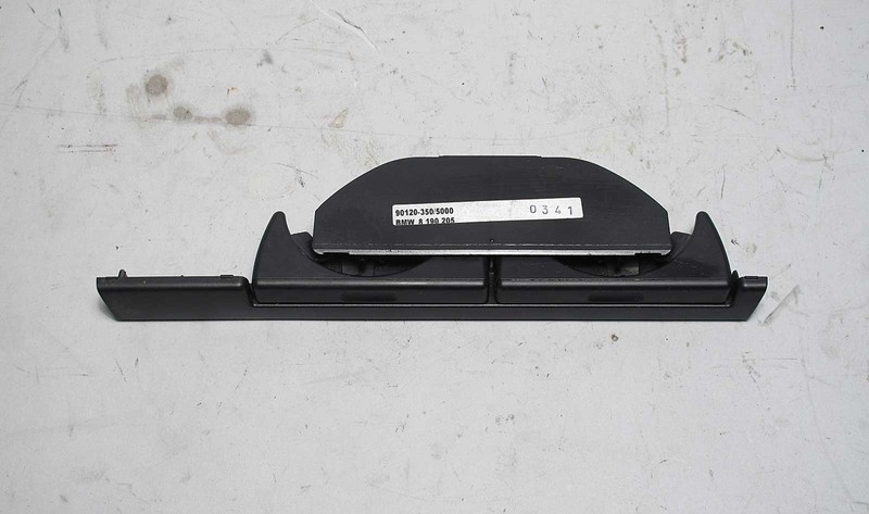 BMW E39 5-Series Factory Center Console Front Cup Holder Assembly 1997-2003 USED