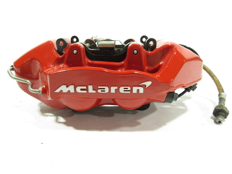 McLaren 720S 720 2018 Rear Left Driver Brake Caliper Red W/ Pads 17 - 20 !