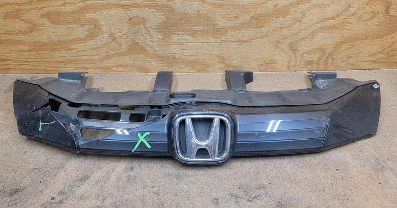 2014 2015 Honda Civic Coupe Front Upper Bumper Grille 71121TS8A51 OEM "DAMAGED"