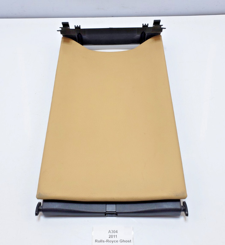 ✅10-14 OEM Rolls Royce Ghost RR4 Rear Seat Center Cover Trim Panel Leather Beige