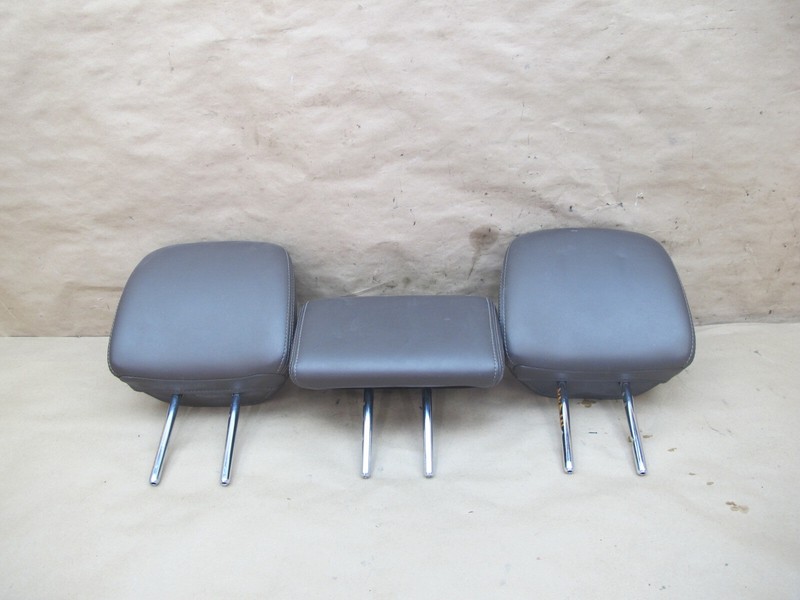 2013-2017 INFINITI JX35 QX60 REAR 2ND ROW LEFT CENTER RIGHT LEATHER HEADREST SET