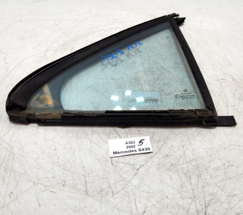 ✅ 2000-2004 OEM Mercedes W220 S430 Rear Right Passenger Door Quarter Glass NOTE*
