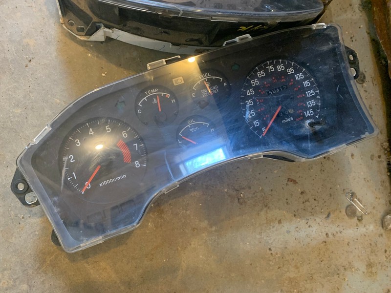 90 MITSUBISHI ECLIPSE TALON LASER 2.0 N/T INSTRUMENT GAUGE SPEEDOMETER CLUSTER