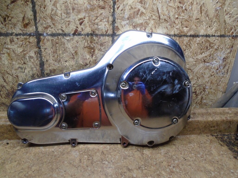2004 Harley Davidson FLHR1 Road King Engine Clutch Cover Panel Case Casing 04