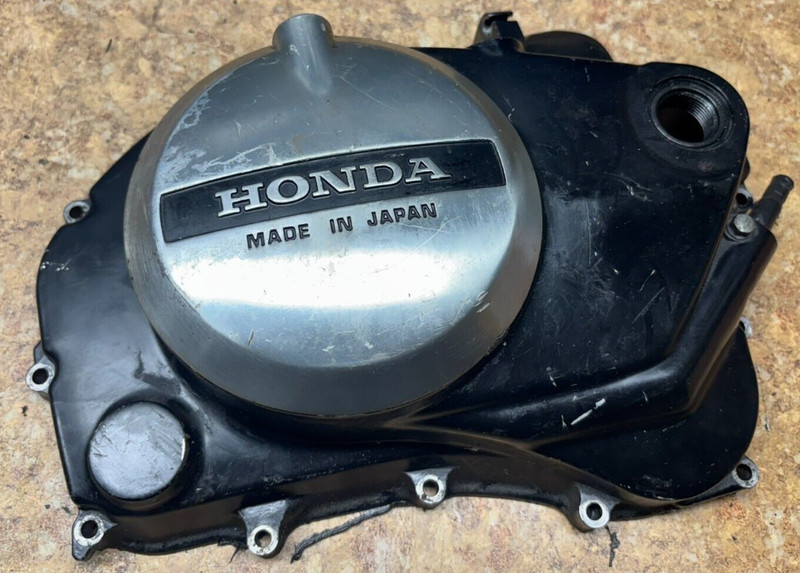 1985 Honda CB450SC Nighthawk Engine Clutch Cover Panel Case CB450 CB 450 1986 B4