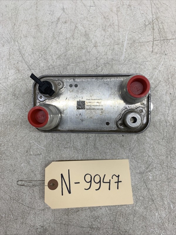20-22 TESLA MODEL Y REAR MOTOR OIL COOLER HEAT EXCHANGER OEM 9947 B88