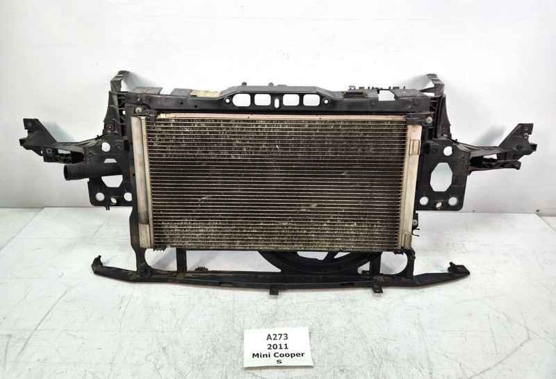 ✅ 07-13 OEM Mini Cooper S R56 R57 Main Radiator Condenser Fan Motor Assembly SET