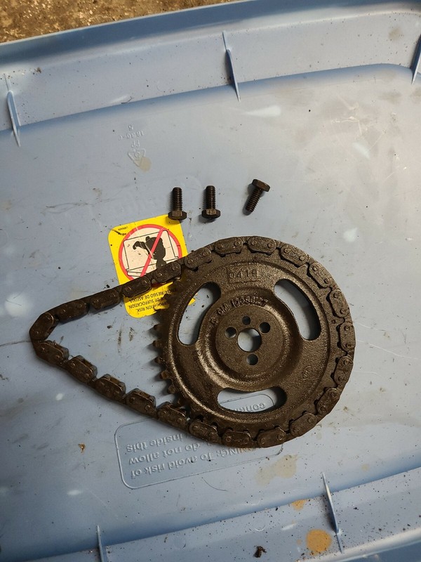 Chevrolet SBC 305 350 Cam Gear , chain w/bolts 10088127
