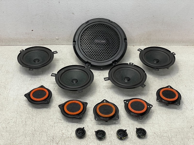 17 18 Maserati Levante Harman Kardon Subwoofer Door Tweeter Speaker Set 1442 OEM