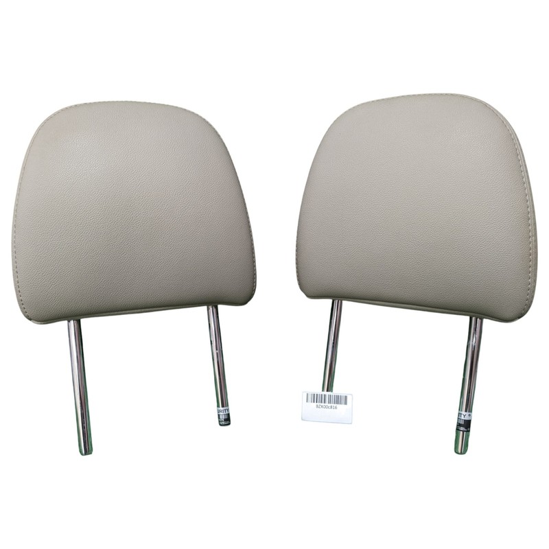 2015-2020 Toyota Sienna Limited Set Front Headrest Beige Tan Leather Pair OEM