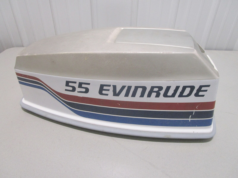 0279984 Top Cowl Motor Cover Hood Johnson Evinrude 55 Hp Outboard