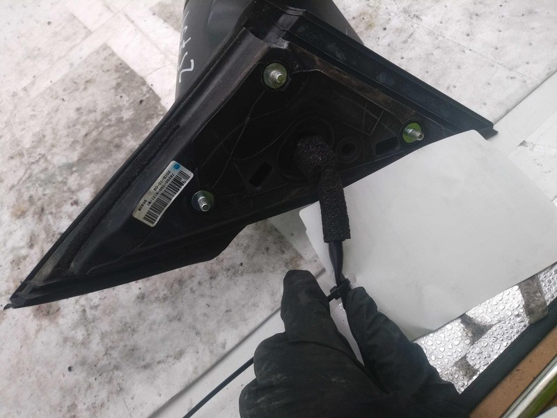 2019 Honda Civic Left Door Mirror Assembly Blue OEM 679236 68K Miles