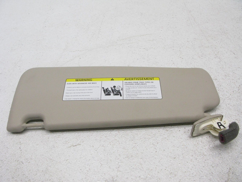 11-16 BMW F10 528i 535i 550i M5 RIGHT PASSENGER WINDSHIELD SUN VISOR OEM 012224