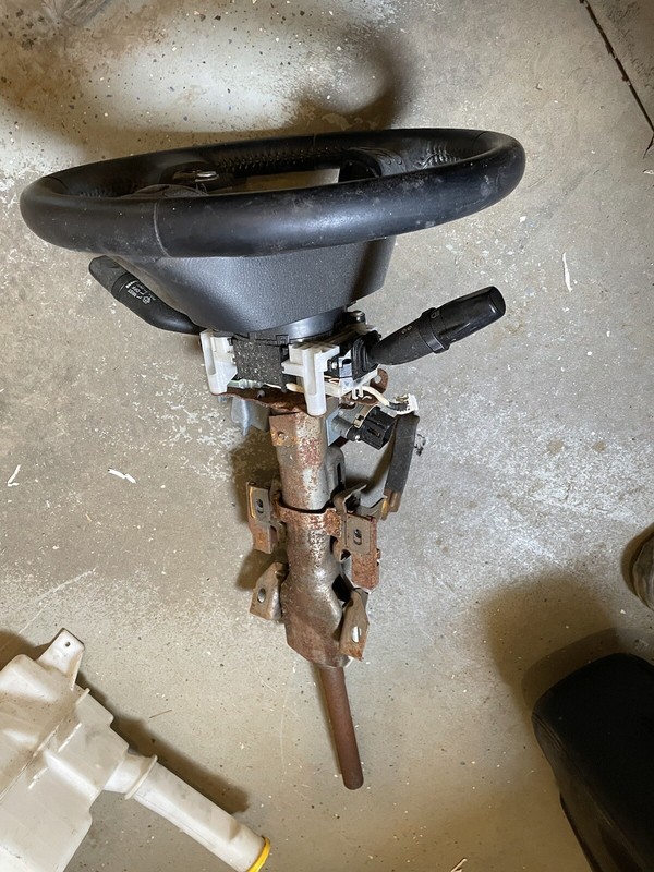 06-08 Mazdaspeed MAZDA 6 Complete Steering Column W/ Key Wheel And Switches