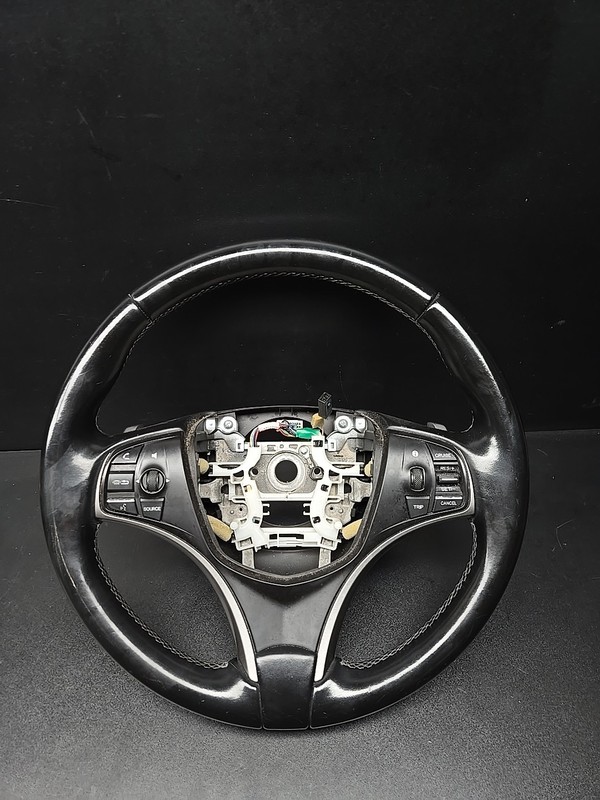 2014-2016 ACURA MDX STEERING BLACK LEATHER WHEEL W/ SWITCH CONTROLS OEM