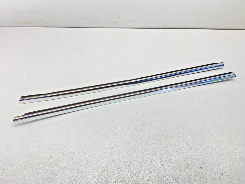 12-19 BMW F12 F13 M6 Left Right Exterior Door Trim Molding Chrome Set! OEM✅