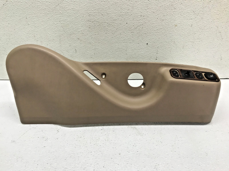 1999 Navigator Right RH Passenger Power Heated Seat Side Trim Switch Bezel Beige