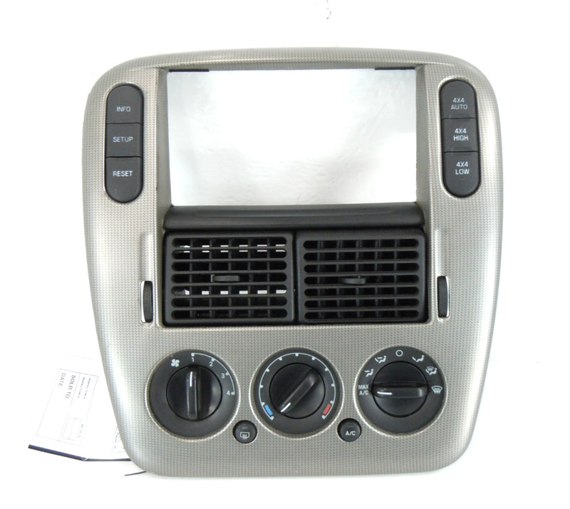 2002-2006 Ford Explorer Front Climate Temperature Control W/ Dash Trim OEM