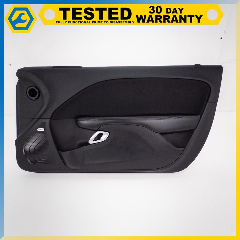 15-23 DODGE CHALLENGER RIGHT PASSENGER SIDE INTERIOR DOOR TRIM PANEL BLACK OEM