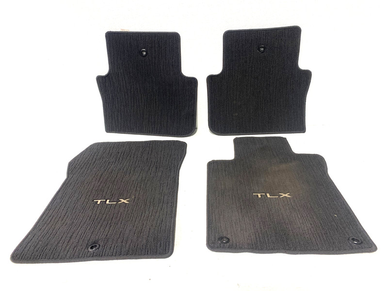 15-20 ACURA TLX A-SPEC FRONT & REAR FLOOR MATS CARPETS SET OF 4 OEM #A0.39
