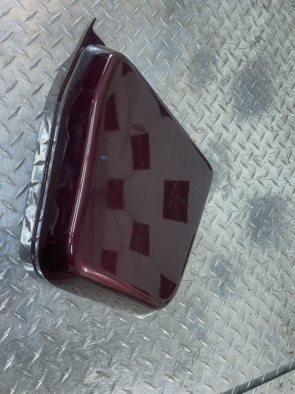 03-09 HUMMER H2 Passenger Right COWL TRIM PANEL END CAP RedTested *