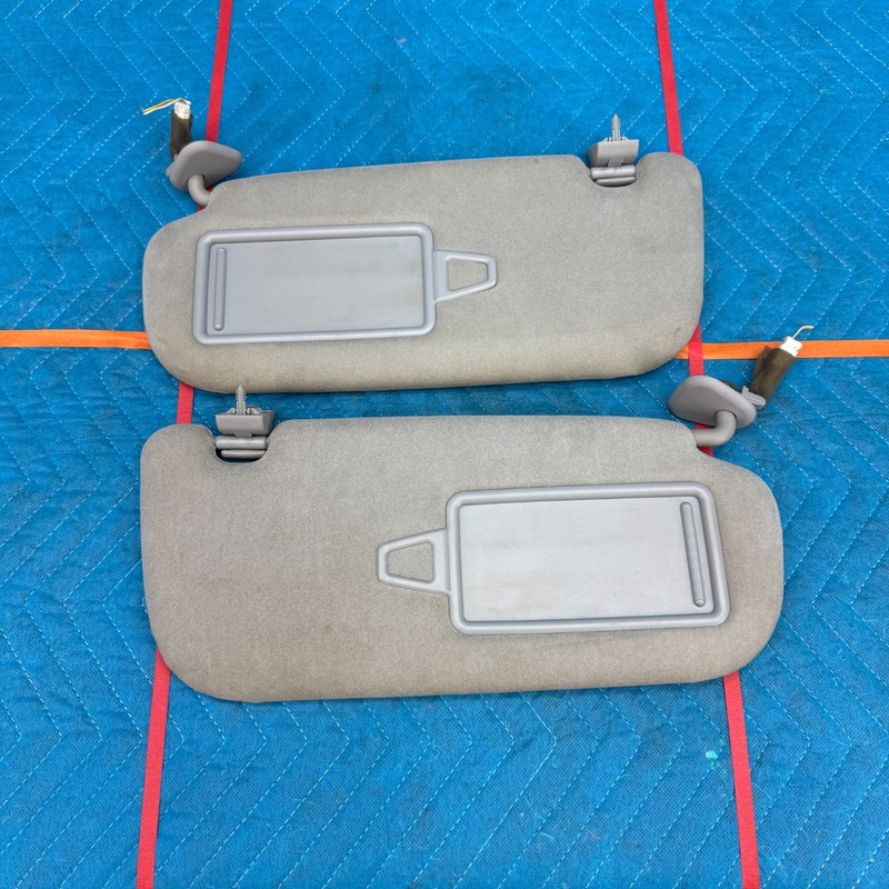 2011–2016 Hyundai Equus Sun Visor Set Left and Right Alcantara OEM