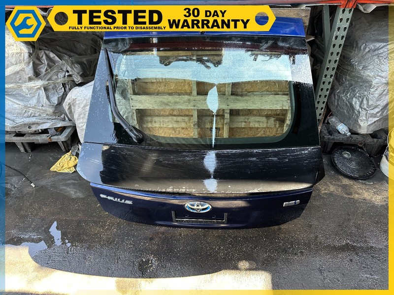 12-15 Toyota Prius REAR TRUNK LID HATCH LIFT GATE GLASS ASSEMBLY Blue 8S6 OEM