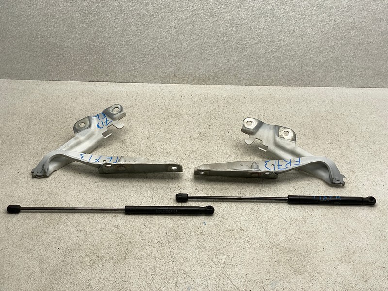 2009-2015 JAGUAR XF FRONT HOOD HINGE SHOCK STRUT SUPPORT SET OEM LOT713