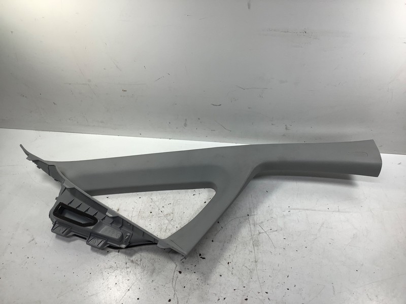 09-10 Honda Fit Right Windshield A Pillar Trim Gray 84101-TF0-N82ZA OEM