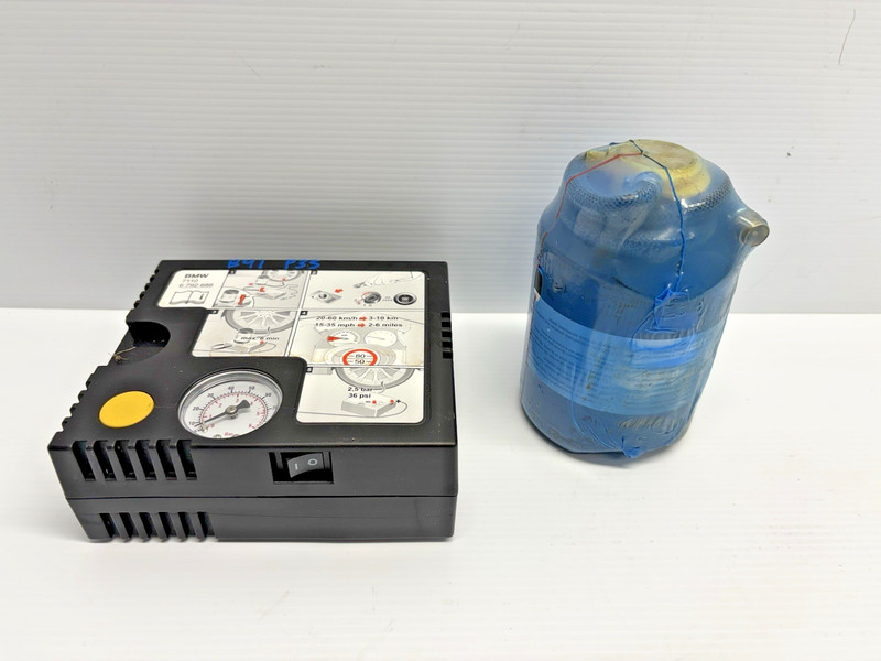 OEM BMW F87 F80 F82 F83 M2 M3 M4 Tire Air Compressor Inflator w/ Bottle