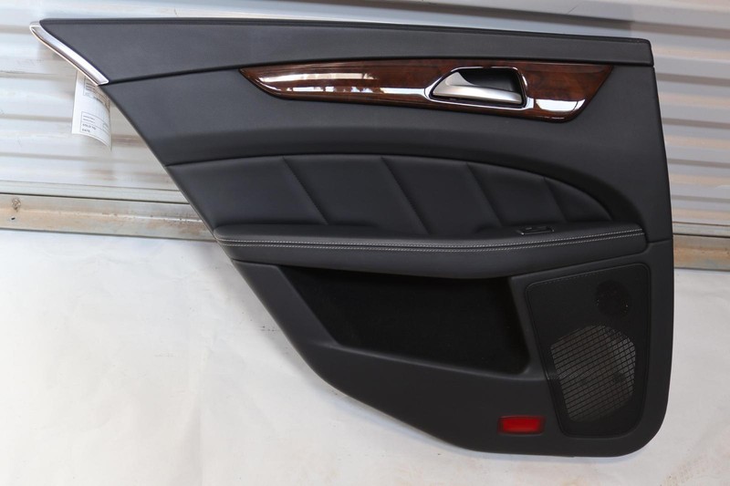 2012-2018 MERCEDES CLS550 W218 REAR LEFT SIDE DOOR PANEL TRIM OVER LEATHER OEM
