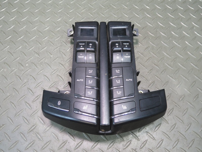 2011-2014 PORSCHE CAYENNE 958 REAR A/C CLIMATE CONTROL TEMP SWITCH UNIT