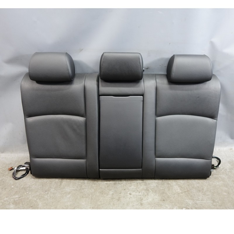 2011-2016 BMW F10 5-Series Rear Folding Seat Backrest Black Leather Heated OEM