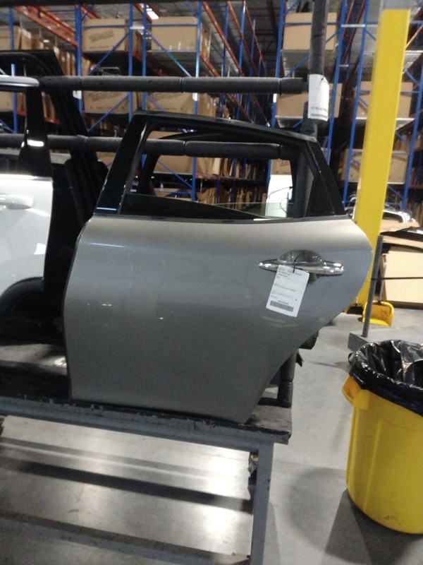 2012 INFINITI M37 Left Rear Door Grey OEM Used 115K Miles #553562