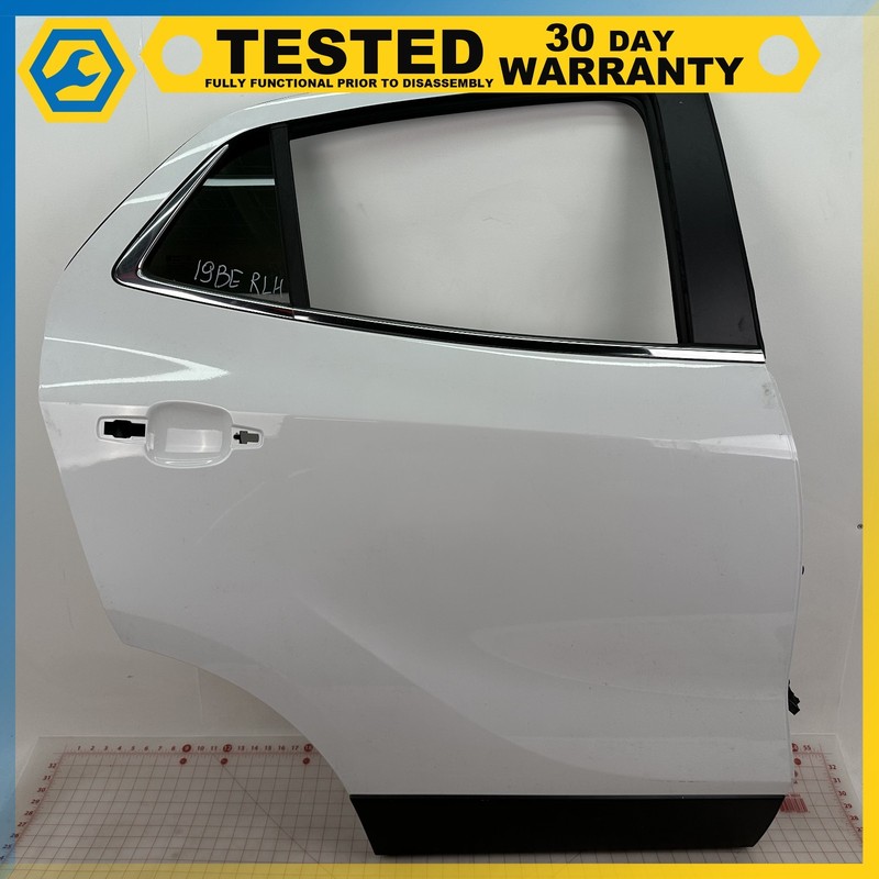 13-21 BUICK ENCORE REAR LEFT DRIVER SIDE DOOR SHELL PANEL ASSEMBLY WHITE OEM