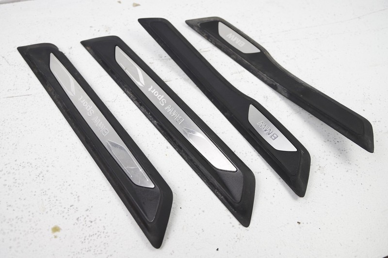 12-18 BMW F30 320i 328i 335i Door Sill Trim Entrance Cover Sport Line Set OEM