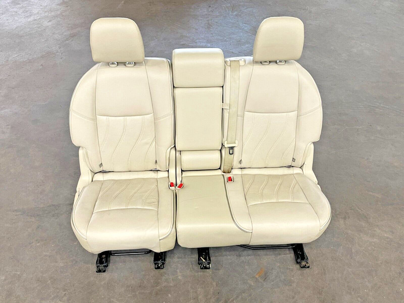 ⭐2016-2020 INFINITI QX60 REAR SECOND 2ND ROW SEAT BENCH W/HEADREST BEIGE LOT2399