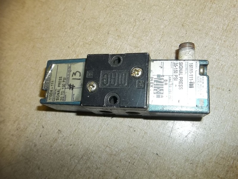 MAC 16111-111-036 Signal Pressure Valve Assembly *FREE SHIPPING*