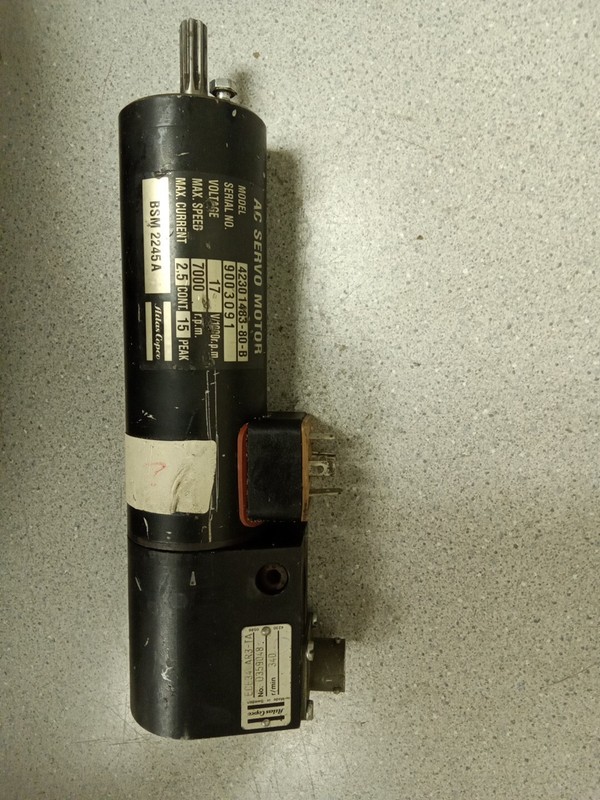 ATLAS COPCO AC SERVO MOTOR MODEL 42301483-80-B 17V BSM 2245 A