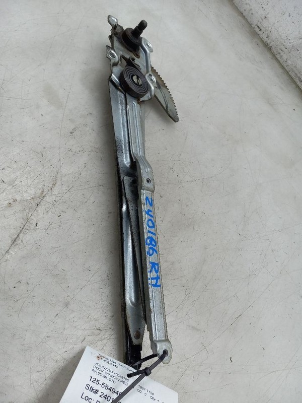 93-98 TOYOTA T100 EXTENDED CAB 3.4L 4WD AT PASSENGER SIDE FRONT WINDOW REGULATOR