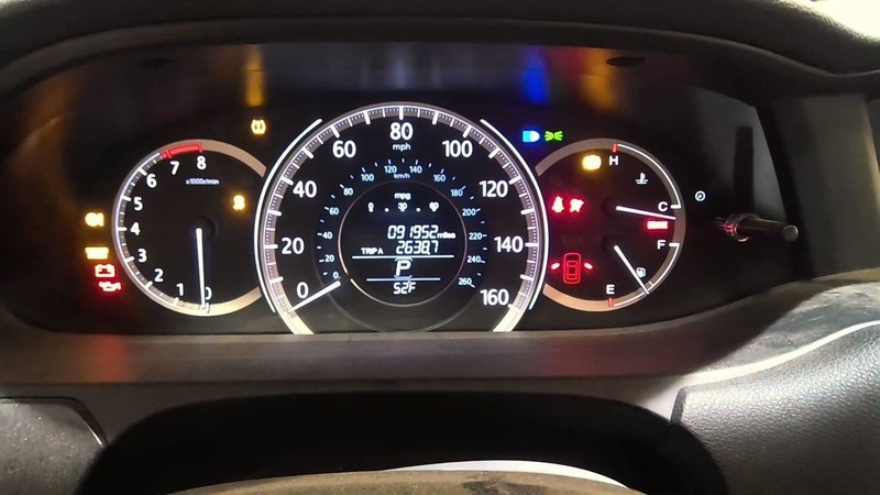 2015-2017 Honda Accord Speedometer Instrument Cluster 2.4L MPH US Market