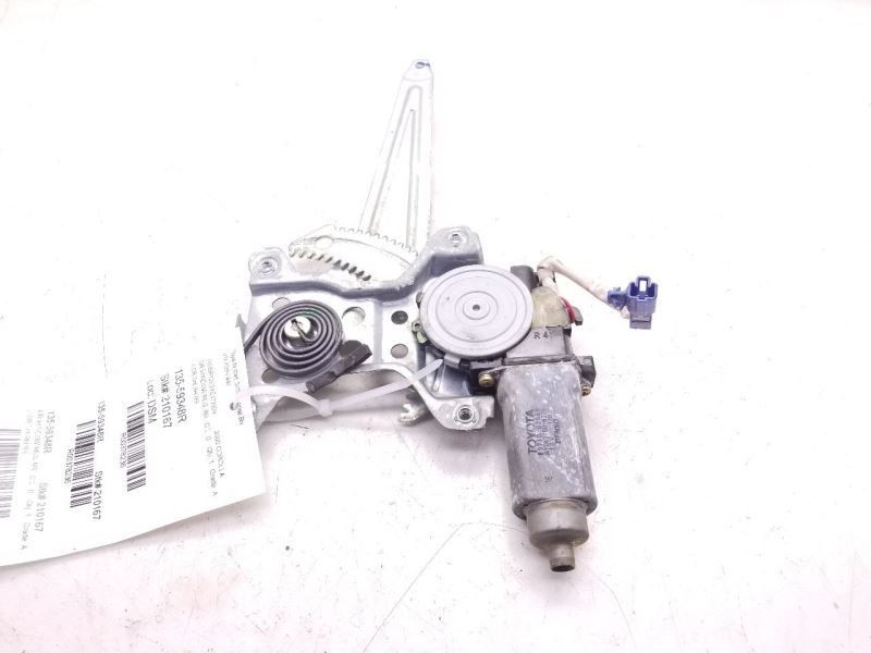 98-02 TOYOTA COROLLA REAR RIGHT PASSENGER DOOR ELECTRIC WINDOW REGULATOR